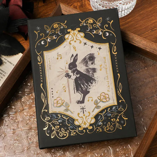 A5 Gothic Magnetic Buckle Notebook – Retro Art Hand Ledger Gift