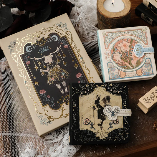 A5 Gothic Magnetic Buckle Notebook – Retro Art Hand Ledger Gift